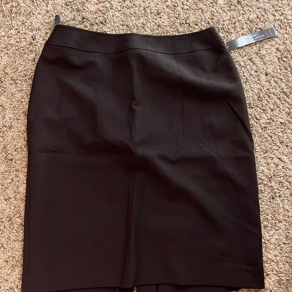 Coffee colored mini skirt E28